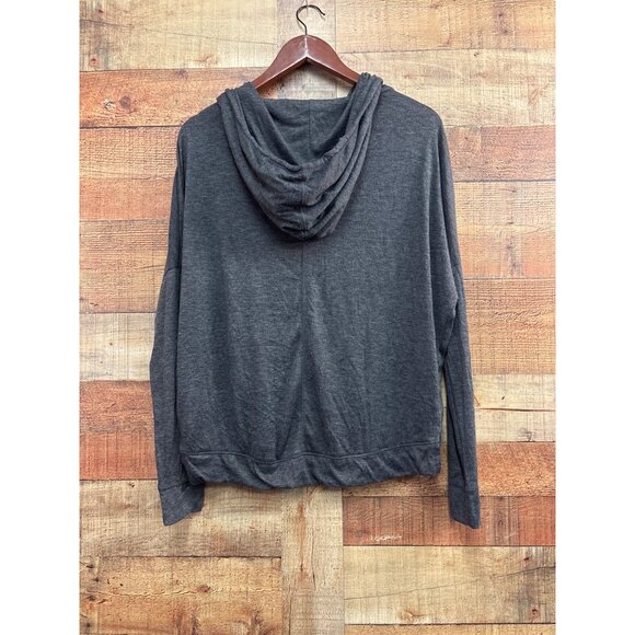 Abercrombie & Fitch Womens Charcoal Gray Hoodie Size L - Picture 4 of 9